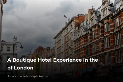  A Boutique Hotel Experience in the Heart of London 