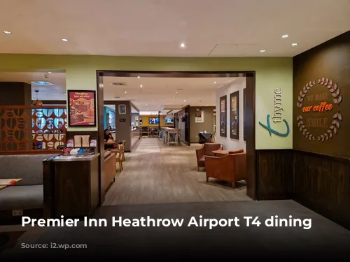 Premier Inn Heathrow Airport T4 dining