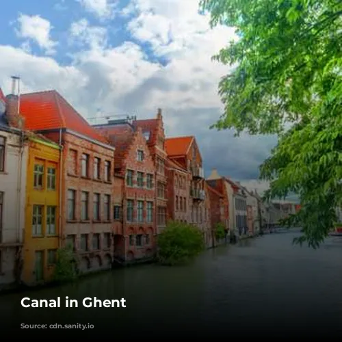 Canal in Ghent