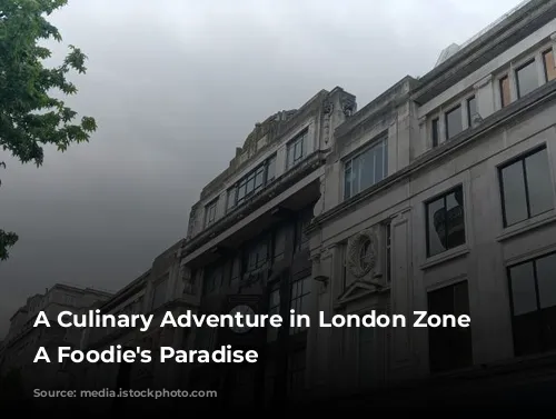 A Culinary Adventure in London Zone 2: A Foodie's Paradise