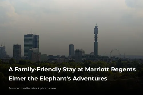 A Family-Friendly Stay at Marriott Regents Park:  Elmer the Elephant's Adventures