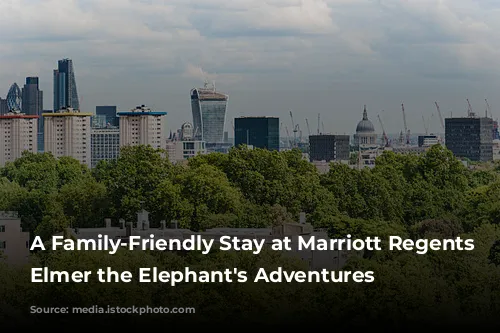 A Family-Friendly Stay at Marriott Regents Park:  Elmer the Elephant's Adventures