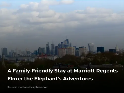 A Family-Friendly Stay at Marriott Regents Park:  Elmer the Elephant's Adventures