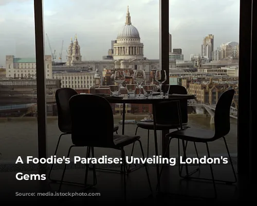 A Foodie's Paradise: Unveiling London's Culinary Gems