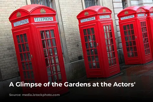 A Glimpse of the Gardens at the Actors' Church