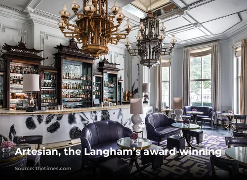 Artesian, the Langham’s award-winning bar