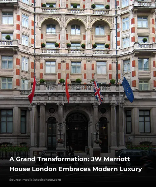 A Grand Transformation: JW Marriott Grosvenor House London Embraces Modern Luxury