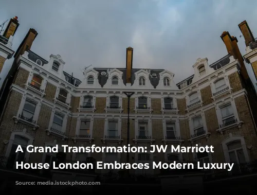 A Grand Transformation: JW Marriott Grosvenor House London Embraces Modern Luxury