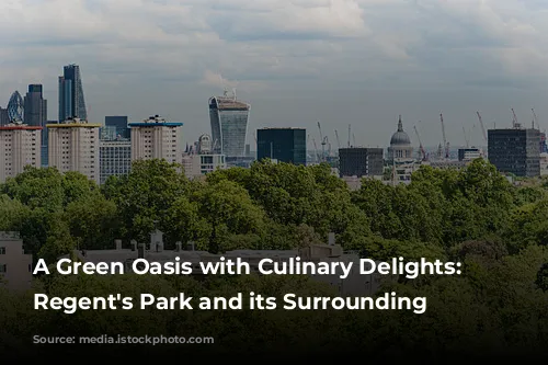 A Green Oasis with Culinary Delights: Exploring Regent's Park and its Surrounding Eateries