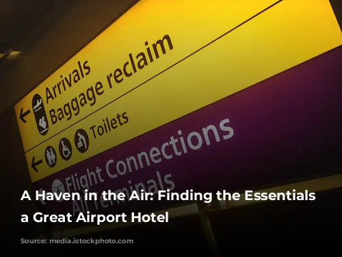 A Haven in the Air: Finding the Essentials of a Great Airport Hotel