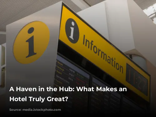 A Haven in the Hub: What Makes an Airport Hotel Truly Great?