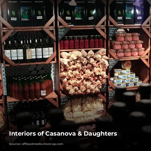 Interiors of Casanova & Daughters