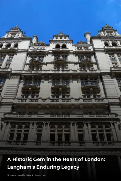 A Historic Gem in the Heart of London: The Langham's Enduring Legacy