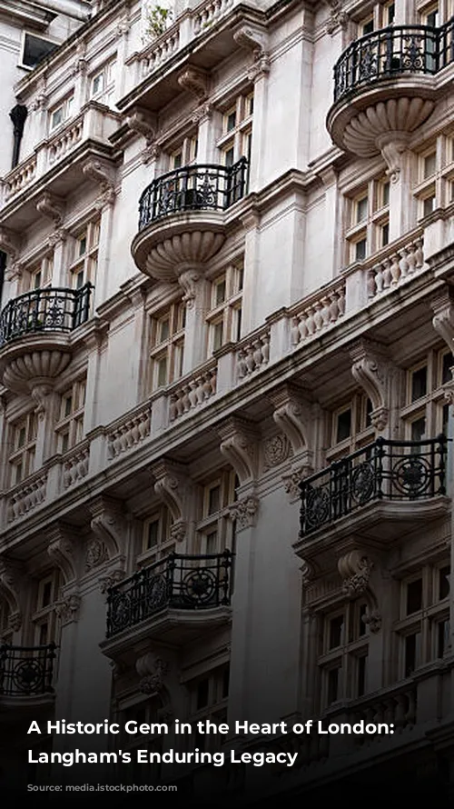 A Historic Gem in the Heart of London: The Langham's Enduring Legacy