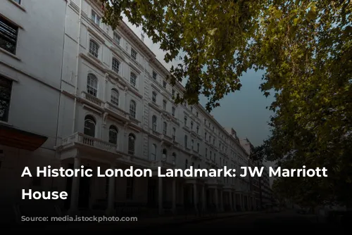 A Historic London Landmark: JW Marriott Grosvenor House