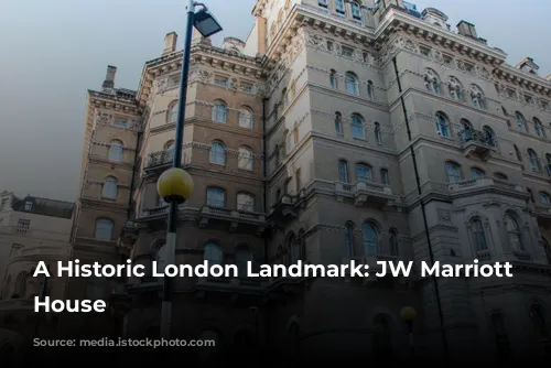 A Historic London Landmark: JW Marriott Grosvenor House