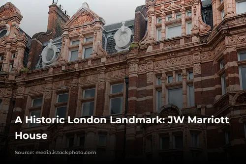 A Historic London Landmark: JW Marriott Grosvenor House