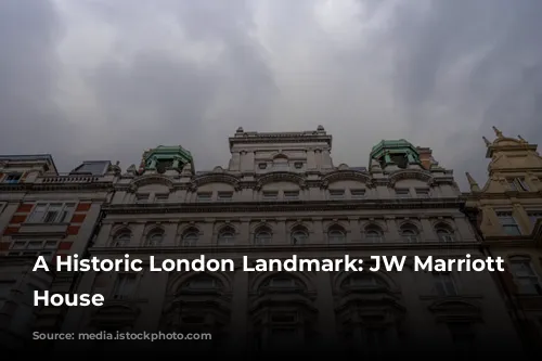 A Historic London Landmark: JW Marriott Grosvenor House