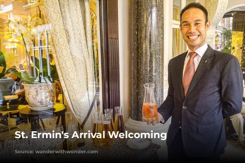 St. Ermin's Arrival Welcoming