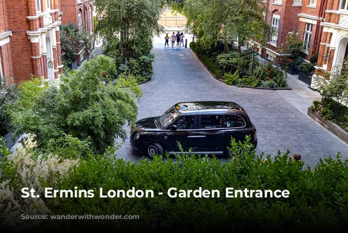 St. Ermins London - Garden Entrance