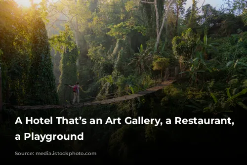 A Hotel That’s an Art Gallery, a Restaurant, and a Playground