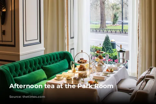 Afternoon tea at the Park Room