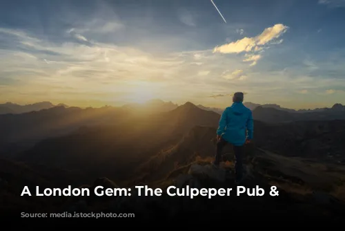 A London Gem: The Culpeper Pub & Hotel