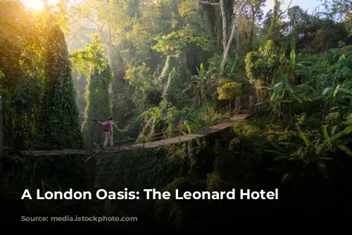 A London Oasis: The Leonard Hotel