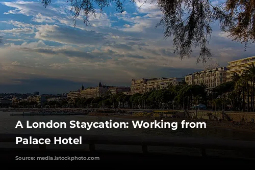 A London Staycation:  Working from Strand Palace Hotel