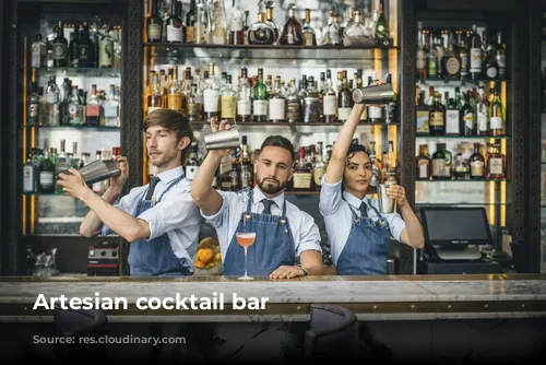 Artesian cocktail bar