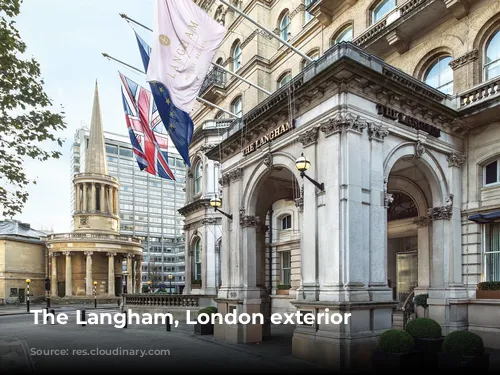 The Langham, London exterior