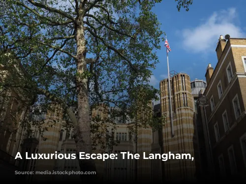 A Luxurious Escape: The Langham, London