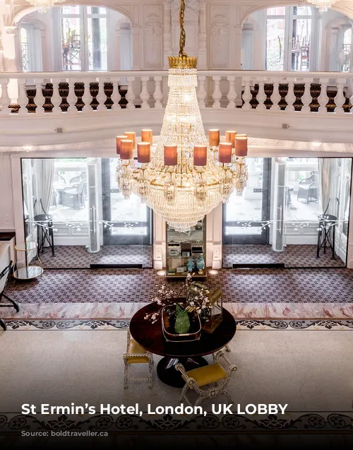 St Ermin’s Hotel, London, UK LOBBY