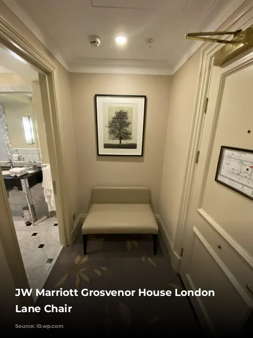 JW Marriott Grosvenor House London Park Lane Chair 