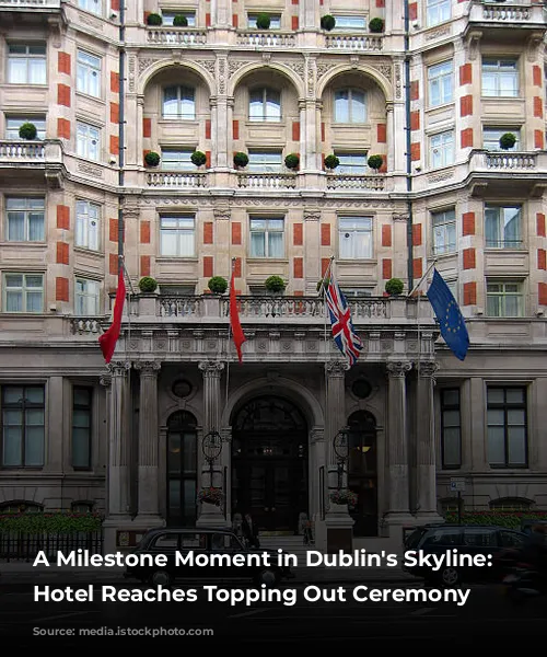 A Milestone Moment in Dublin's Skyline: citizenM Hotel Reaches Topping Out Ceremony