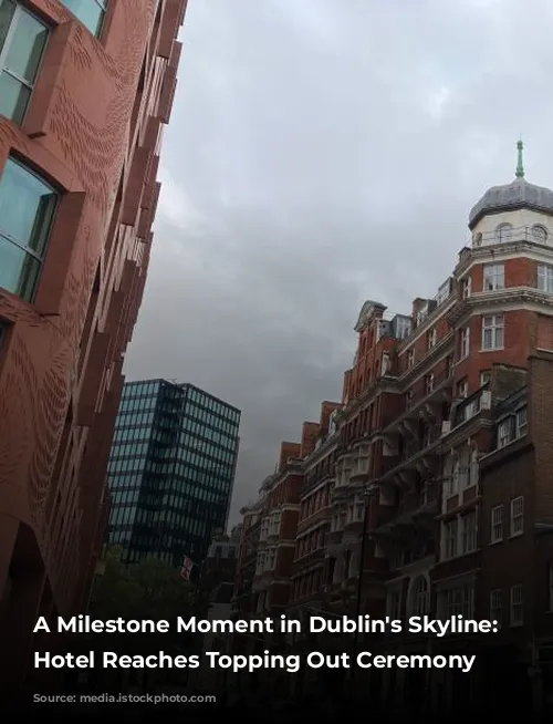 A Milestone Moment in Dublin's Skyline: citizenM Hotel Reaches Topping Out Ceremony