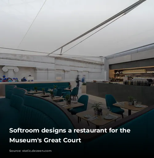 Softroom designs a restaurant for the British Museum's Great Court