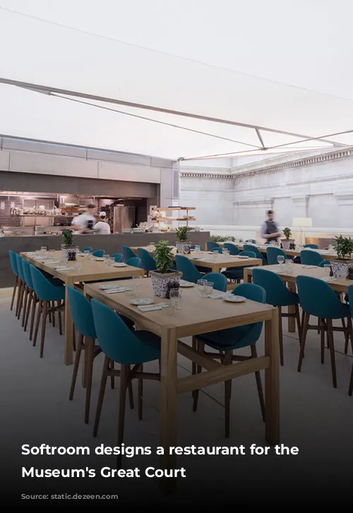 Softroom designs a restaurant for the British Museum's Great Court