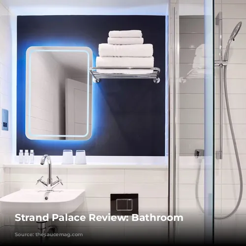 Strand Palace Review: Bathroom