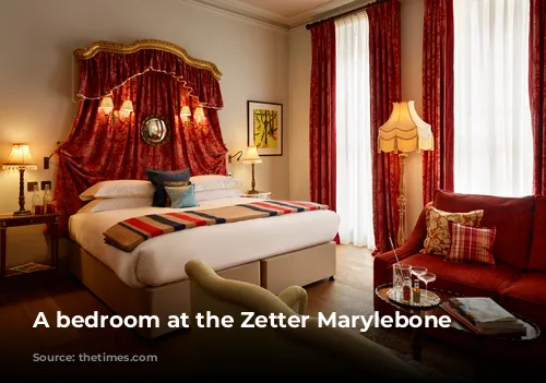 A bedroom at the Zetter Marylebone