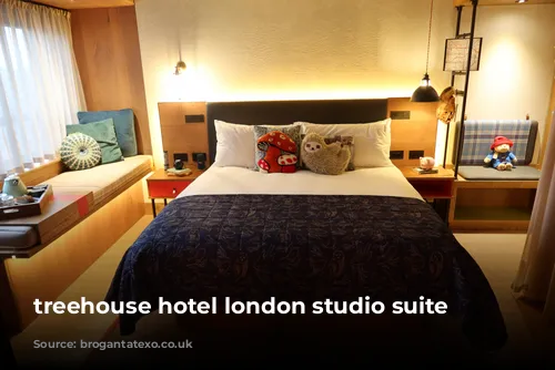 treehouse hotel london studio suite bed