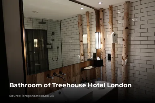 Bathroom of Treehouse Hotel London