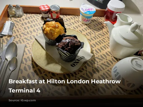 Breakfast at Hilton London Heathrow Airport Terminal 4 