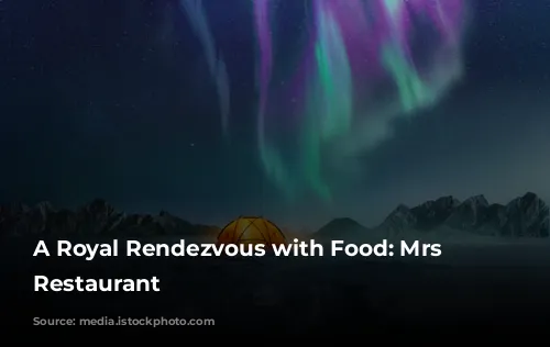 A Royal Rendezvous with Food: Mrs Simpson's Restaurant