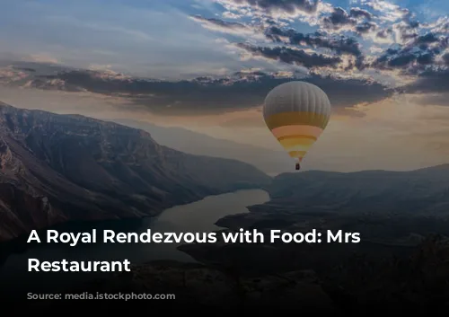 A Royal Rendezvous with Food: Mrs Simpson's Restaurant