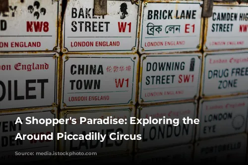 A Shopper's Paradise: Exploring the Gems Around Piccadilly Circus