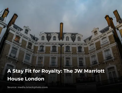 A Stay Fit for Royalty: The JW Marriott Grosvenor House London