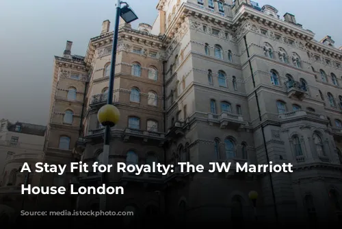 A Stay Fit for Royalty: The JW Marriott Grosvenor House London