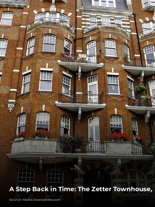 A Step Back in Time: The Zetter Townhouse, London