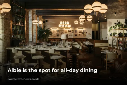 Albie is the spot for all-day dining